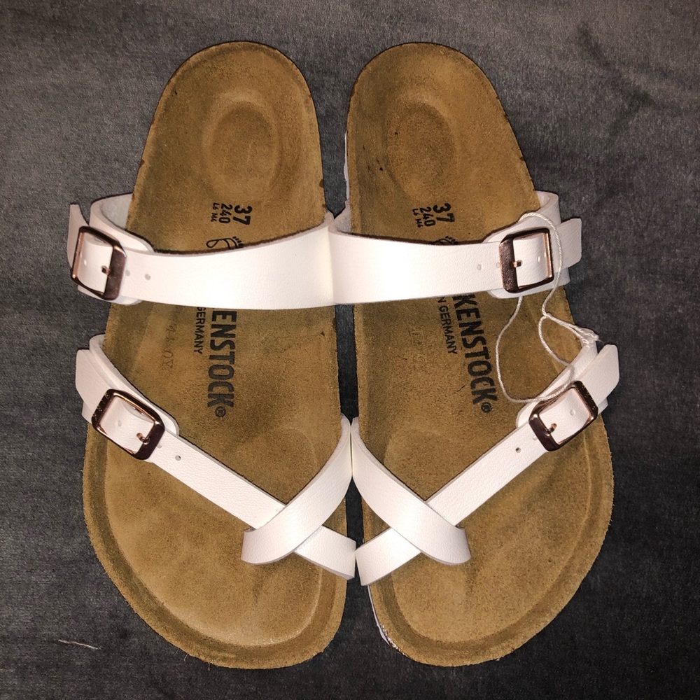 Birkenstock Mayari White Sandals - Picture 2 of 7